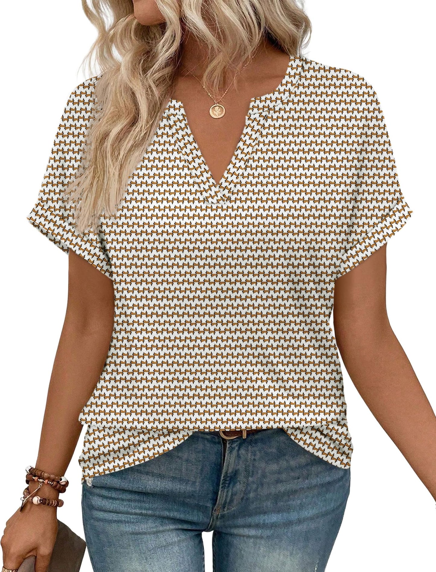 Women's Short Sleeve Blouse